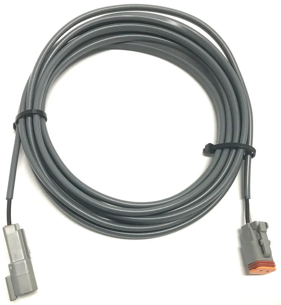 108" Deutsch 2P Receptacle to 2P Plug Single Adapter - SG-DTR-DTP-108 - Skid Steer Genius