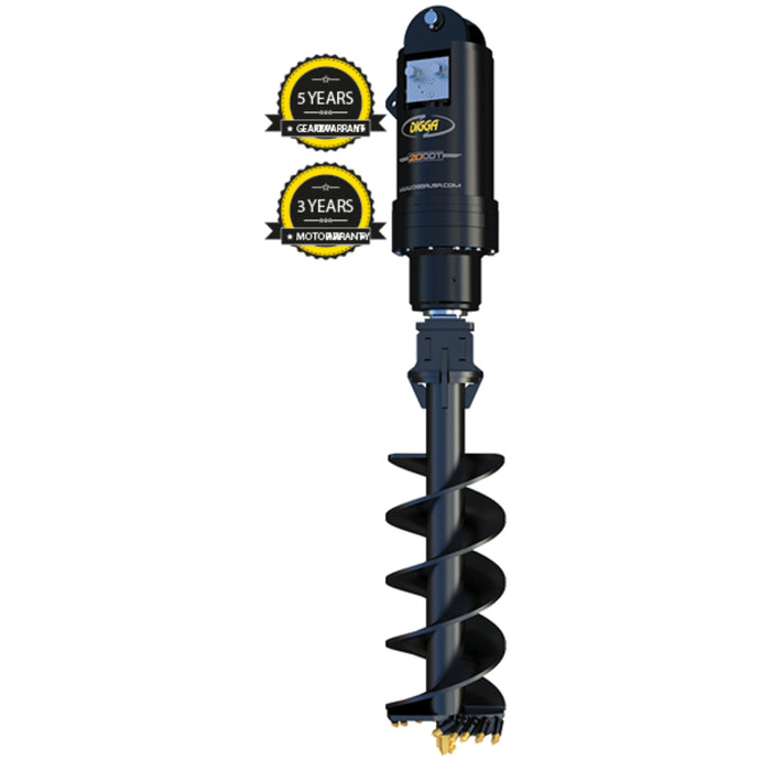 25DDT 2 Speed High Flow Auger Drive - Digga