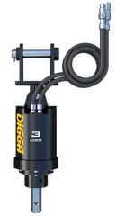 Digga 2DSS auger drive with excavator pin mount