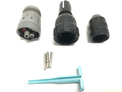 3 Pin Female Kit - Deutsch - John Deere Attachment Side - Skid Steer Genius