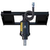 Digga 3DSS auger drive on a universal skid steer quick attach frame