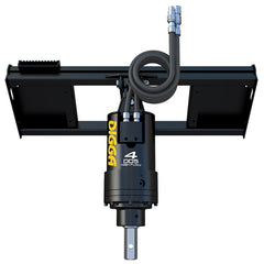 4DDS High Flow Auger Package with Mount for 10 - 36 GPM Machines - Digga - HALOAuger Alignment System