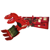 5-Finger Rock and Tree Hand Skid Steer Grapple Attachment - EZ Spot UR