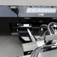Skid Steer 6‑Way Dozer Blade Attachment - Blue Diamond