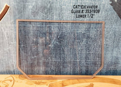 CAT 308-321 Excavator Windshield | Shields Lexan Polycarbonate