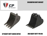 Dirt Buckets for 2 Metric Ton Class Excavators – CP By Paladin
