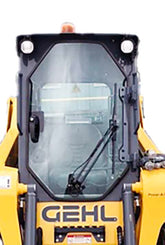 Gehl / Mustang Skid Steer Windshield (Gehl R190-V270) (Mustang 1900R-3300V) | Shields Lexan Polycarbonate