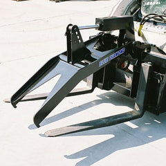 Grapple Forks Adjustable Tine Skid Steer - Blue Diamond