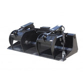 Grapple Bucket Heavy Duty Loader Attachment - Blue Diamond