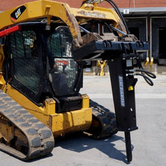 Hydraulic Breaker Skid Steer Attachment - Blue Diamond