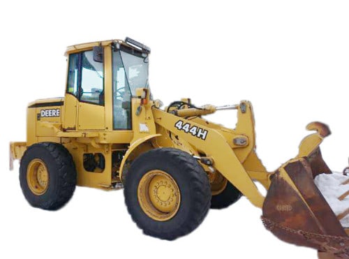John Deere Loader 444 H & J Front Windshield | Shields Lexan Polycarbonate