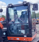 Kubota Excavator Windshield KX080-3 | Shields Lexan Polycarbonate