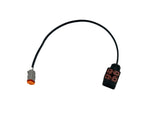 Adapter Cable 18 Inch DIN to Deutsch - SG-DTP-DIN-18 - Skid Steer Genius