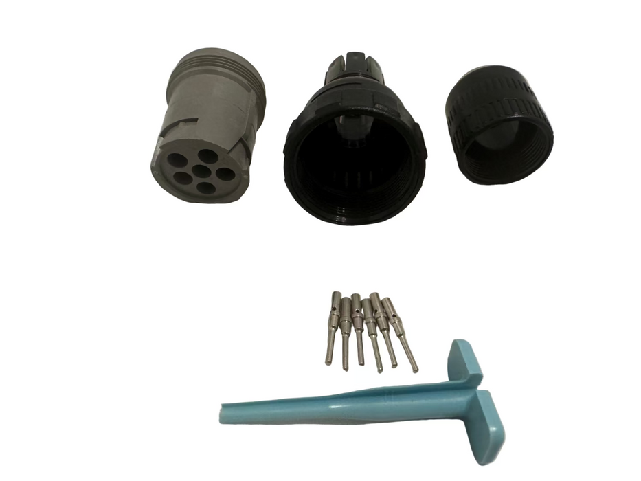 6 Pin Deutsch Female Connector Kit - SG-HD14-6-96P-KIT - Skid Steer Genius
