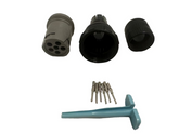 6 Pin Deutsch Female Connector Kit - SG-HD14-6-96P-KIT - Skid Steer Genius