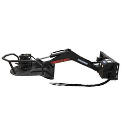 Skid Steer Swing Arm Brush Cutter Attachment - Blue Diamond