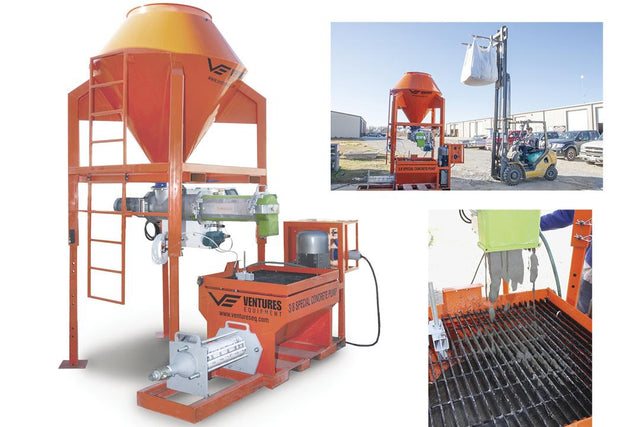 4 in. heavy-duty (101 mm) outlet - VE3D Progressive Cavity Concrete Grout Pump - Ventures Equipment