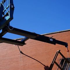 Industrial Adjustable Jib for Skid Steers - Blue Diamond
