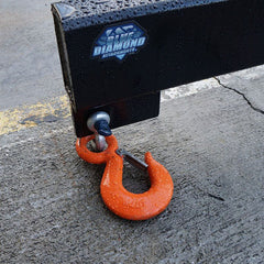 Industrial Adjustable Jib for Skid Steers - Blue Diamond