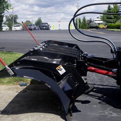 Auto‑Wing Snow Plow Blade for Heavy Loaders - Blue Diamond