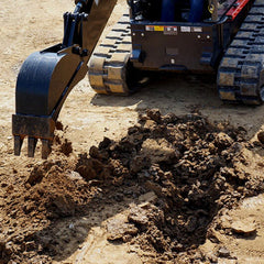Backhoe Attachment for Loaders and Excavators - Blue Diamond