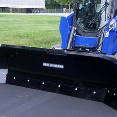 Auto‑Wing Snow Plow Blade for Heavy Loaders - Blue Diamond
