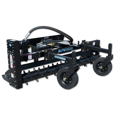 Power Rake Extreme Duty Skid Steer Attachment | Blue Diamond