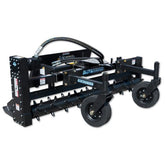Power Rake Extreme Duty Skid Steer Attachment | Blue Diamond