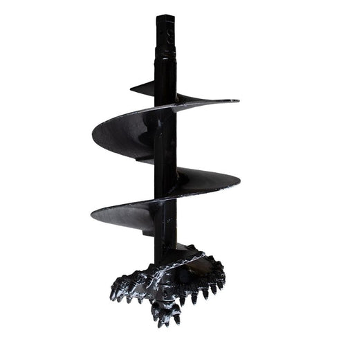 Rock Auger Bits for Skid Steers - Blue Diamond