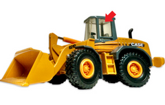 Case/New Holland Left-Hand Door Glass for Case Wheel Loaders | Depco - Direct interchange with OEM 324071A2