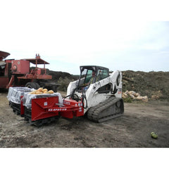 Clamping Pallet Forks Skid Steer Attachment - EZ Spot UR - 20–30 GPM at 3,000 psi