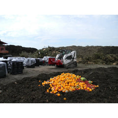 Clamping Pallet Forks Skid Steer Attachment - EZ Spot UR - Rated 3,130 lb with forks on the rotating base