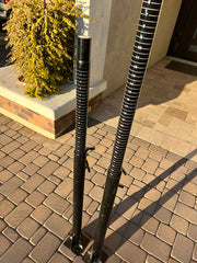 Grader Laser Receiver Masts (2) - Skid Steer Genius