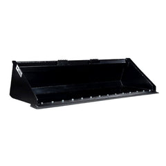 Heavy Duty Low Profile Dirt Skid Steer Buckets - Star Industries - Square bottom sets close to the ground for level back-dragging