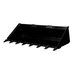 Heavy Duty Low Profile Dirt Skid Steer Buckets - Star Industries - Extra heavy-duty steel with seams continuously welded inside and outside…