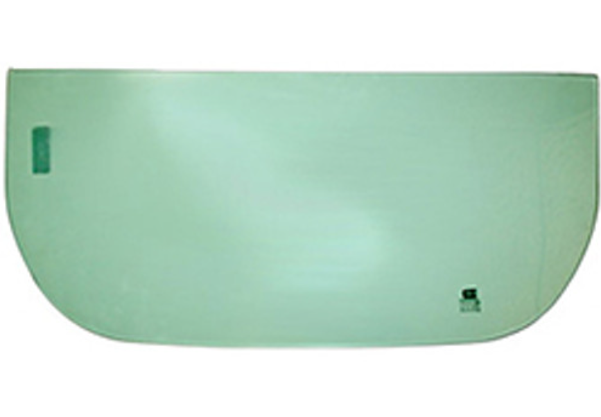 Cut to the OEM YT02C01072P1 pattern at 31.5" X 16" - Kobelco Front Lower Glass for SK70SR, SK80MSR, SK135SRL, SK200SR | Depco