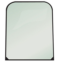 Cut to the OEM LQ50C00002S002 pattern at 41" X 33" - Kobelco Front Upper Glass for SK75SR-3, SK210LC-9, SK260LC-10 | Depco