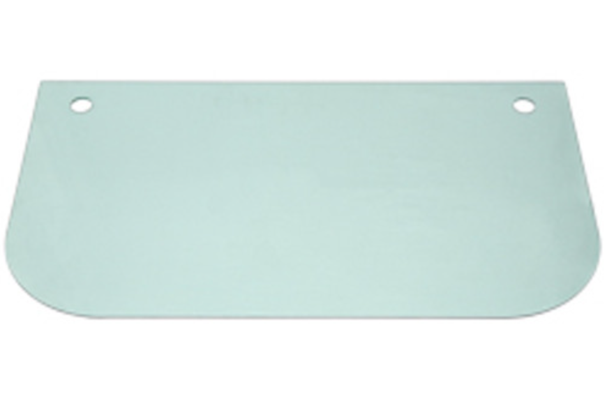 Cut to the OEM 20Y-53-11611 pattern at 32.5" X 18.5" - Komatsu Excavator Lower Glass for PC130-8, PC200LC-8, PC240LC-11 | Depco