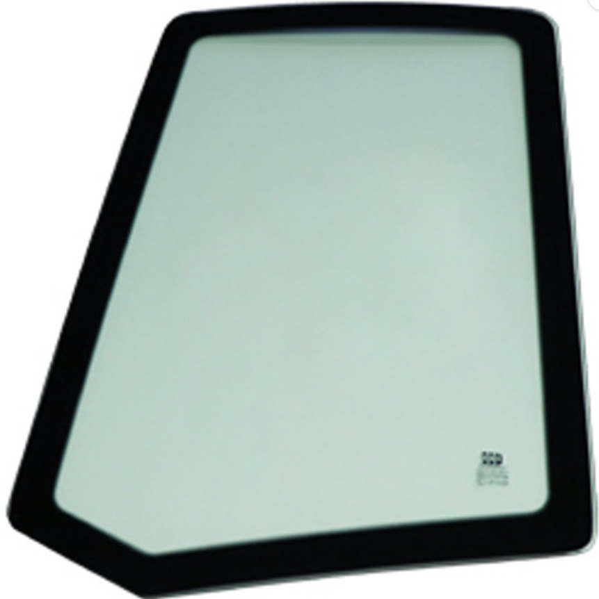 Direct interchange with OEM RC411-46530 - Kubota Upper Door Glass for KX121-3, KX71-3, KX91-3 Mini Excavators | Depco