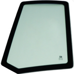 Direct interchange with OEM RC411-46530 - Kubota Upper Door Glass for KX121-3, KX71-3, KX91-3 Mini Excavators | Depco