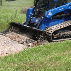 Rock Bucket Extreme Duty Loader Attachment - Blue Diamond