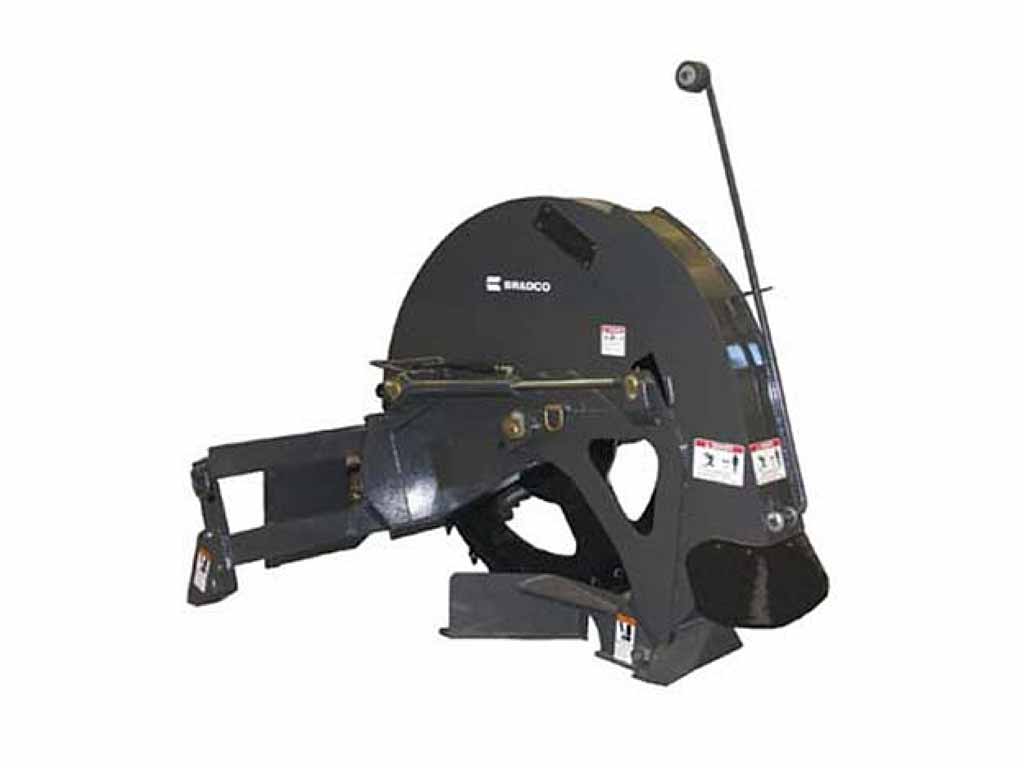 Skid steer rock saw - RS24 Rock Saw 24" Cut Depth | Bradco By Paladin
