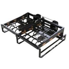 Skid steers and compact track loaders - Skid Steer 6-Pack Bale Accumulator Grapple - Top Dog Attachments