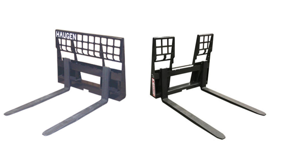 Skid Steer Pallet Forks - Haugen Attachments