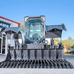 Skid Steer Rock Rake Grapple Bucket | McLaren Industries