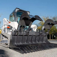 Skid Steer Rock Rake Grapple Bucket | McLaren Industries