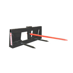 Skid Steer Round Bale Spear - Haugen Attachments