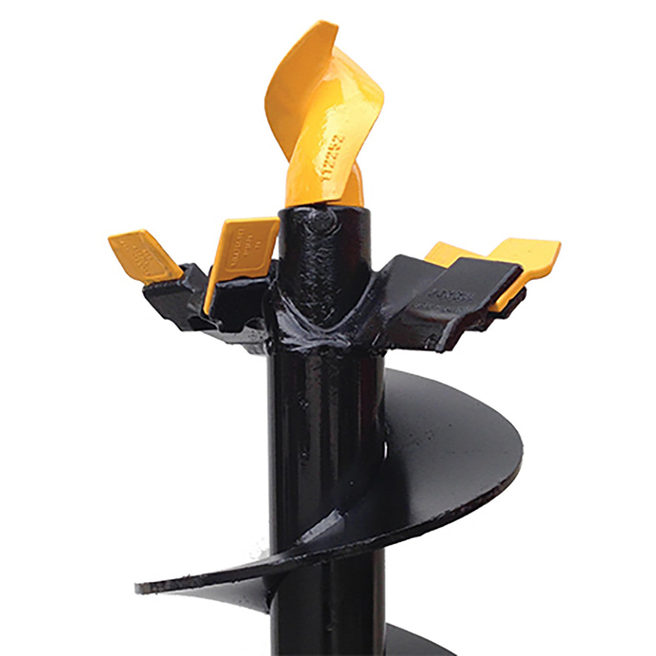 Eight diameters: 6, 9, 12, 15, 18, 24, 30 and 36 in, all 48 in overall length - Skid Steer Single Flight (Dirt) Heavy Duty Auger Bits - Sta…