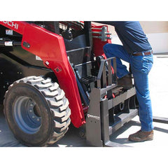 Skid Steer Standard Duty Pallet Fork Attachment | Bradco By Paladin