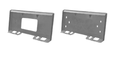 Weld-On Plates For Skid Steer - Haugen Attachments